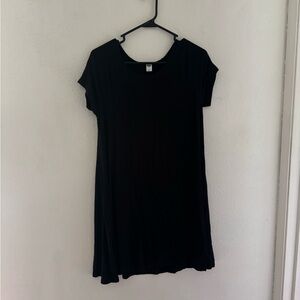 Old Navy Black T-shirt Dress